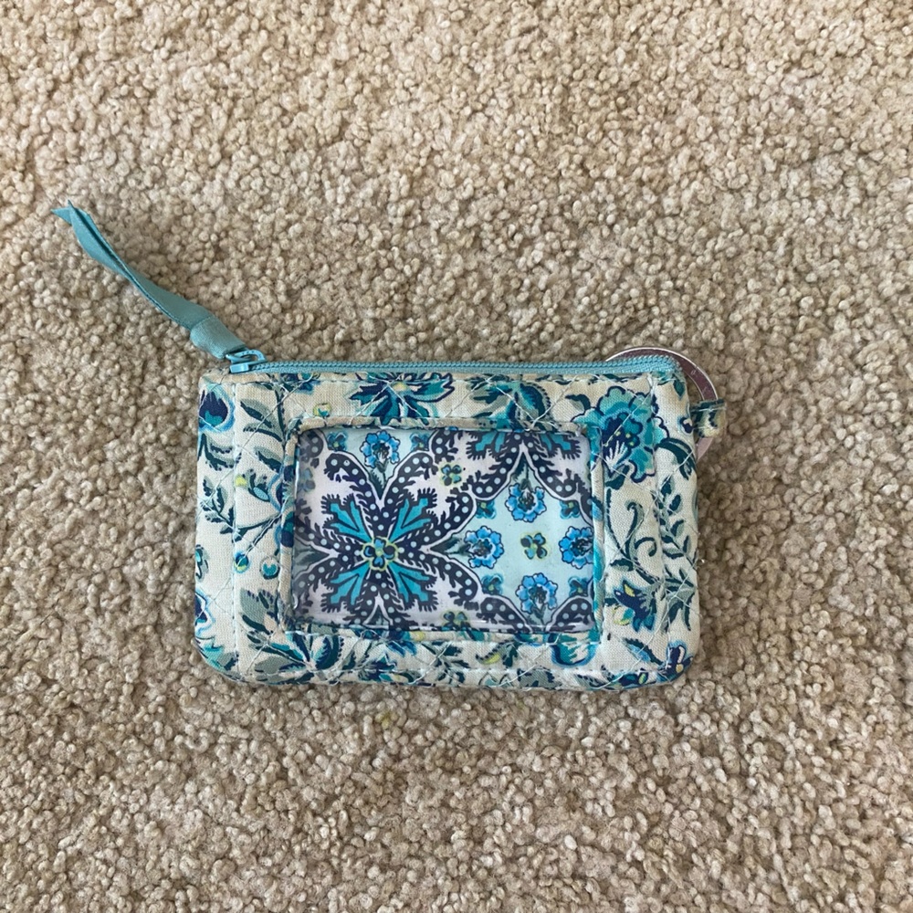 Vera Bradley blue floral wallet